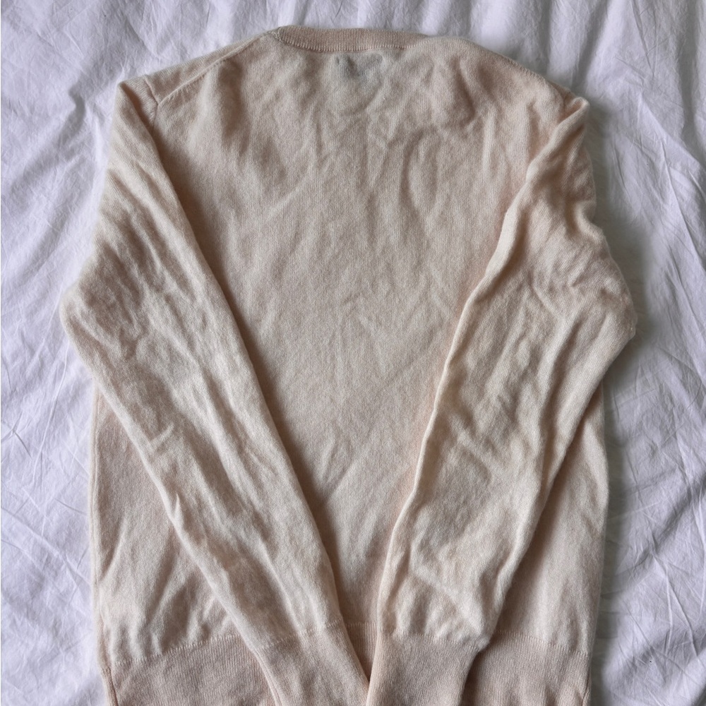 Quince Cream Cashmere Sweater - Picture 3 of 4